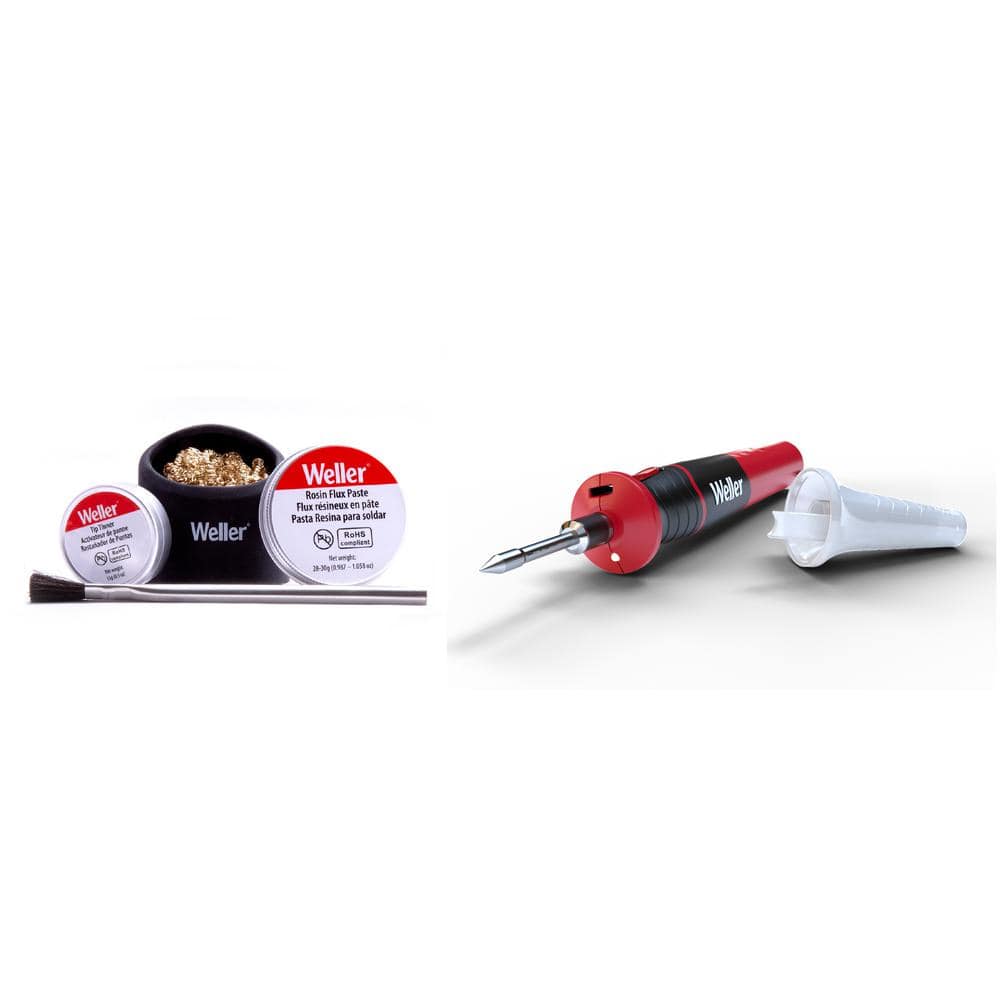 12-Watt Cordless Soldering Iron Kit with Lithium-Ion Rechargeable Battery and Universal Accessory Kit - Image 1