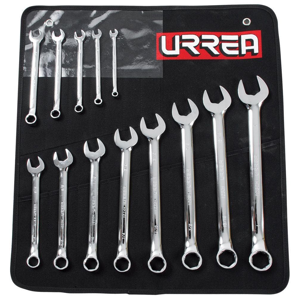 6 Point Combination Chrome Wrench Set (13-Piece) - Image 1