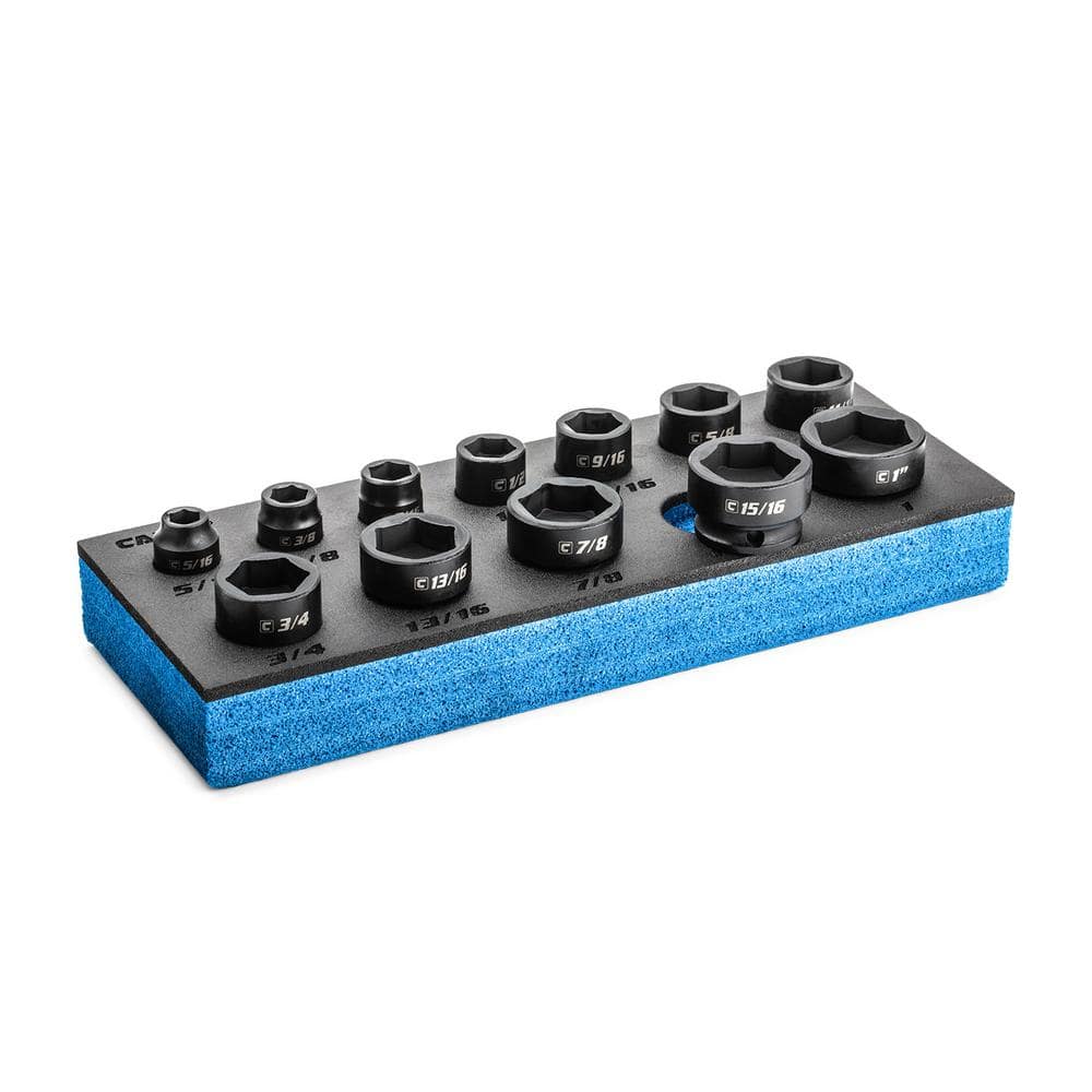 Capri Tools Stubby Impact Socket Set (3/8" Drive/SAE Set) - Image 1
