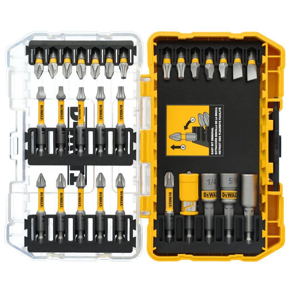 MAXFIT ULTRA 1/4 in. Hex Steel Screwdriving Bit Set (30-Piece) - Image 1