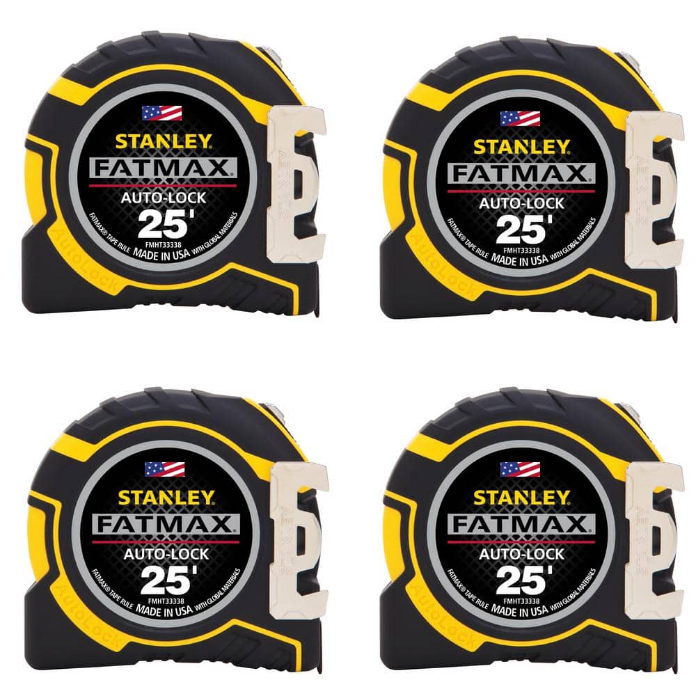 FATMAX 25 ft. x 1-1/4 in. Auto Lock Tape Measure (4-Pack) - Image 1
