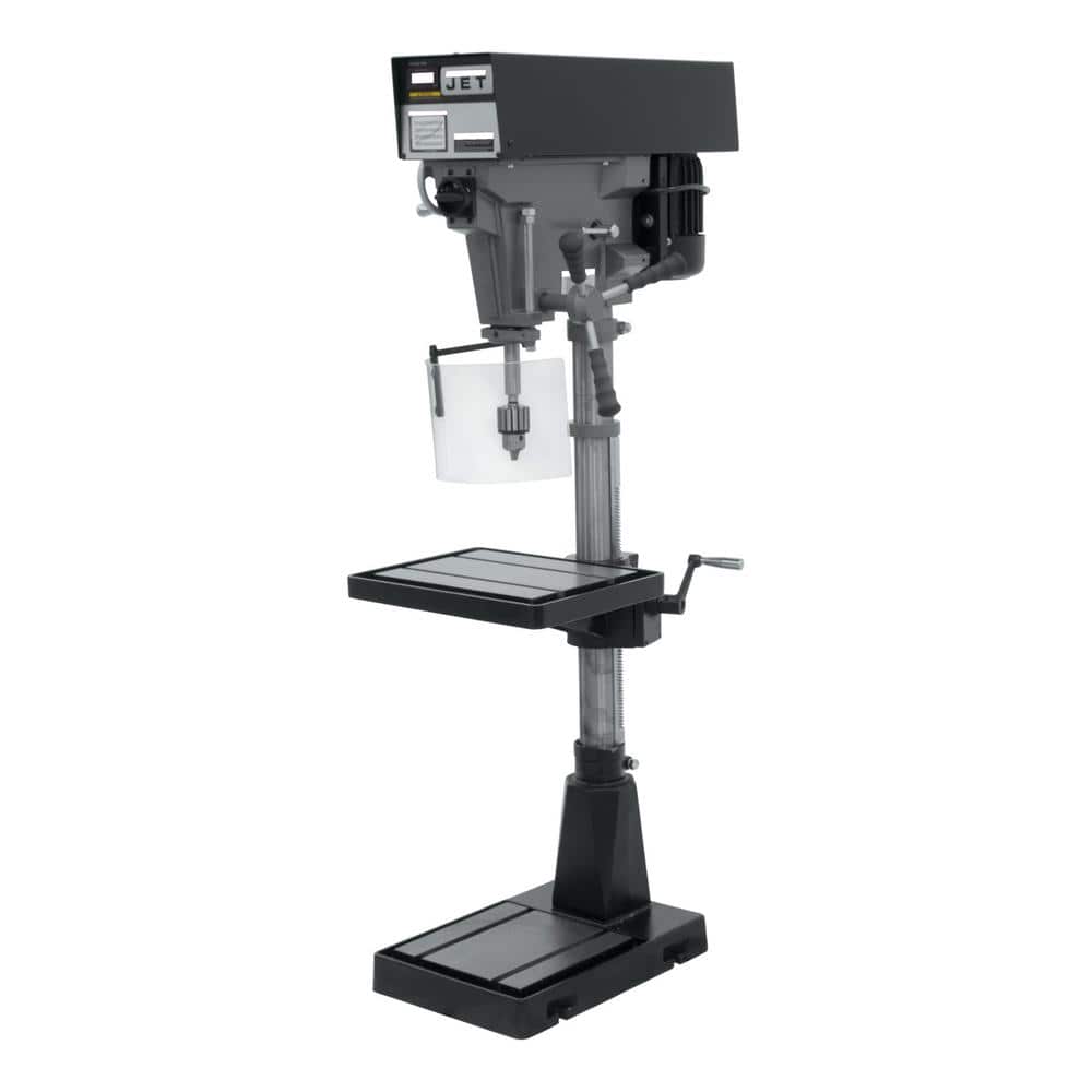 15 in. Variable-Speed Floor Drill Press with 1/2 in. Chuck, 1 HP, 220/440V 3Ph (‎J-A5818) - Image 1