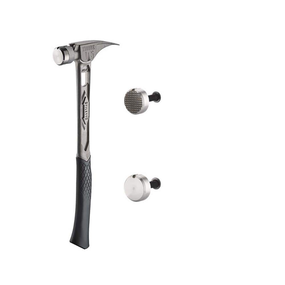 15 oz. TiBone Smooth Face with Curved Handle with TiBone Milled and Steel Replacement Face (3-Piece) - Image 1