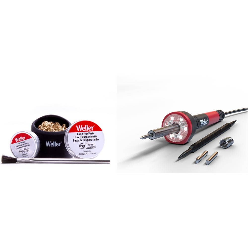 30-Watt/120-Volt Corded Soldering Iron Kit with LED Halo Ring and Universal Accessory Kit - Image 1