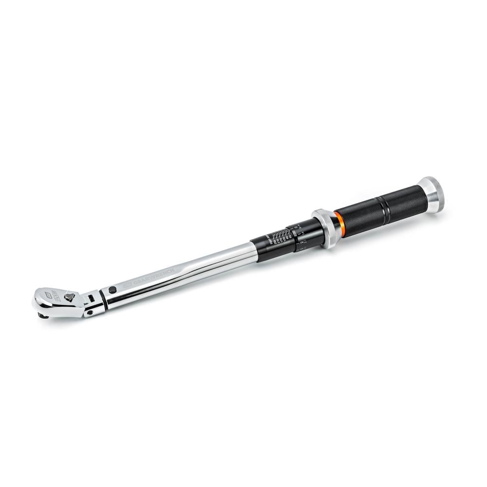 3/8 in. Drive 120XP 5-75 ft/lbs. Flex-Head Micrometer Torque Wrench - Image 1