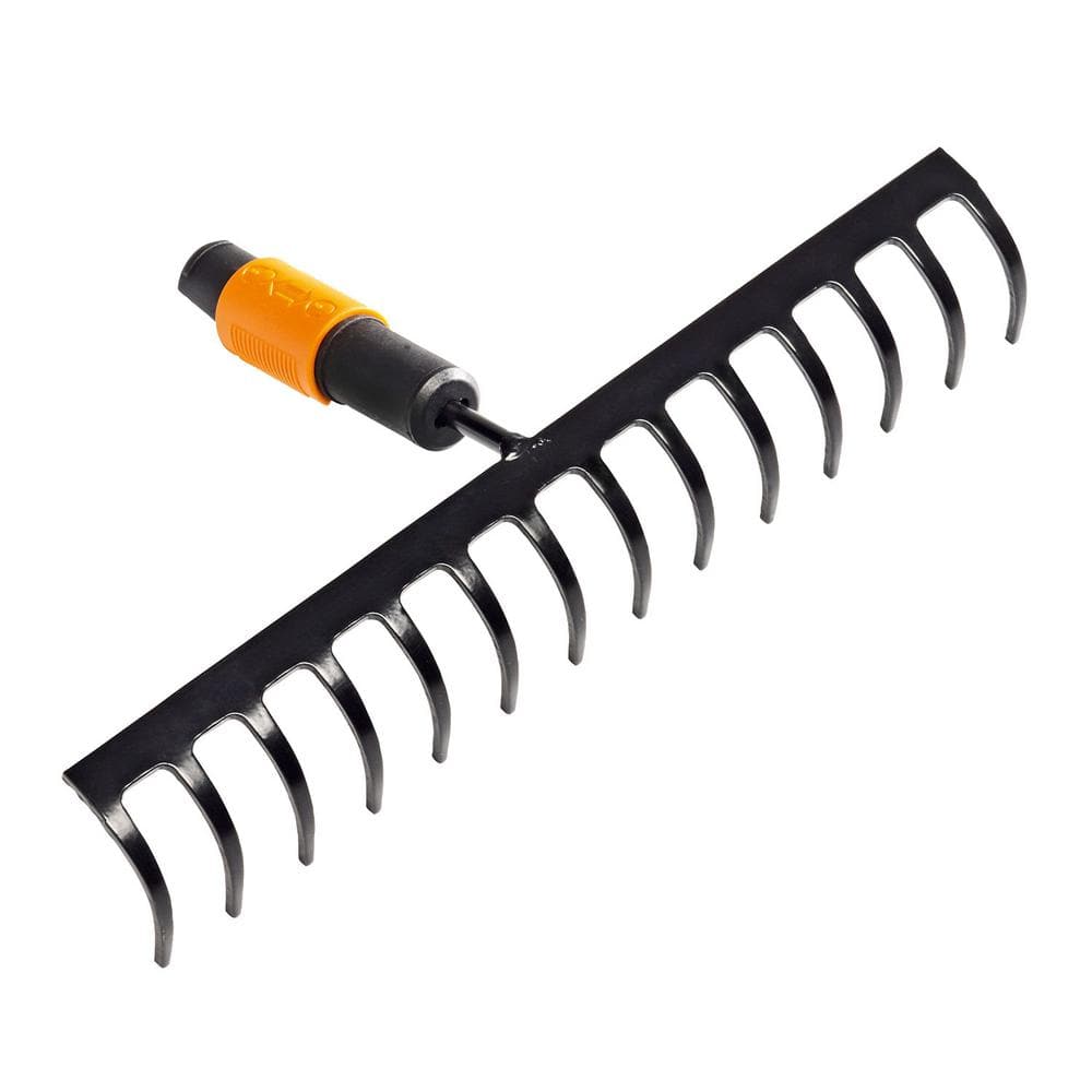 14 in. QuikFit Garden Rake Interchangeable Head Attachment - Image 1