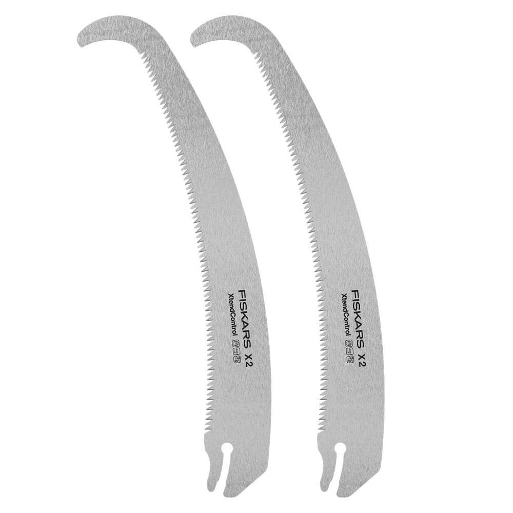 XtendControl 15 in. Steel Blade Tree Pruner Hook Bill Saw Replacement - 2 Blades - Image 1