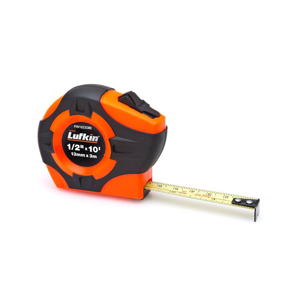 1/2 in.x 3m/10 ft. P1000 Series SAE/Metric Yellow Clad A30 Blade Power Return Tape Measure - Image 1