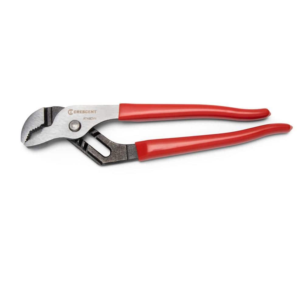 8 in. V-Jaw Tongue and Groove Pliers with Dipped Handle - Image 1