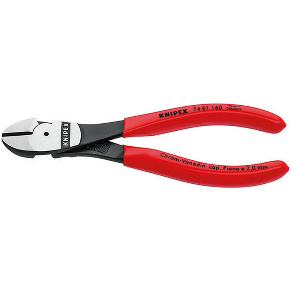 KNIPEX Tools 74 01 160, 6 1/4-Inch High Leverage Diagonal Cutters - Image 1