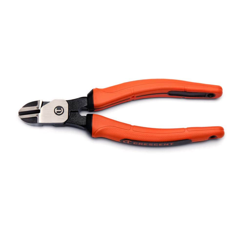 Crescent 6" Z2 Diagonal Cutting Plier with Cushion Grip Rawhide Handle - Angled Cutting Pliers for Professional Results - 20-Degree Head Angle - High Leverage Joint Design - Ergonomic - Z5426CGR-06 - Image 1