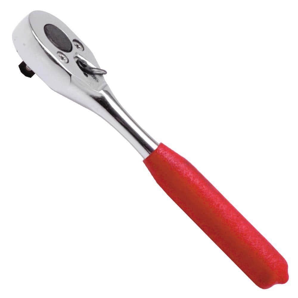 1/4 Inch Drive Reversible Quick Release Chrome Ratchet - Image 1