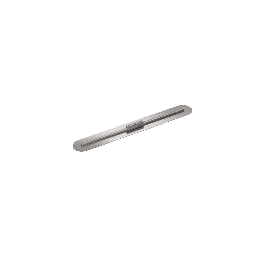 36 in. x 5 in. Round End Spring Steel Fresno Finishing Trowel - Image 1