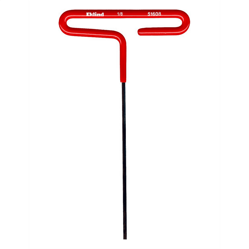 HEX KEY 1/8IN. T-HANDLE 6IN. CUSHION GRIP - Image 1