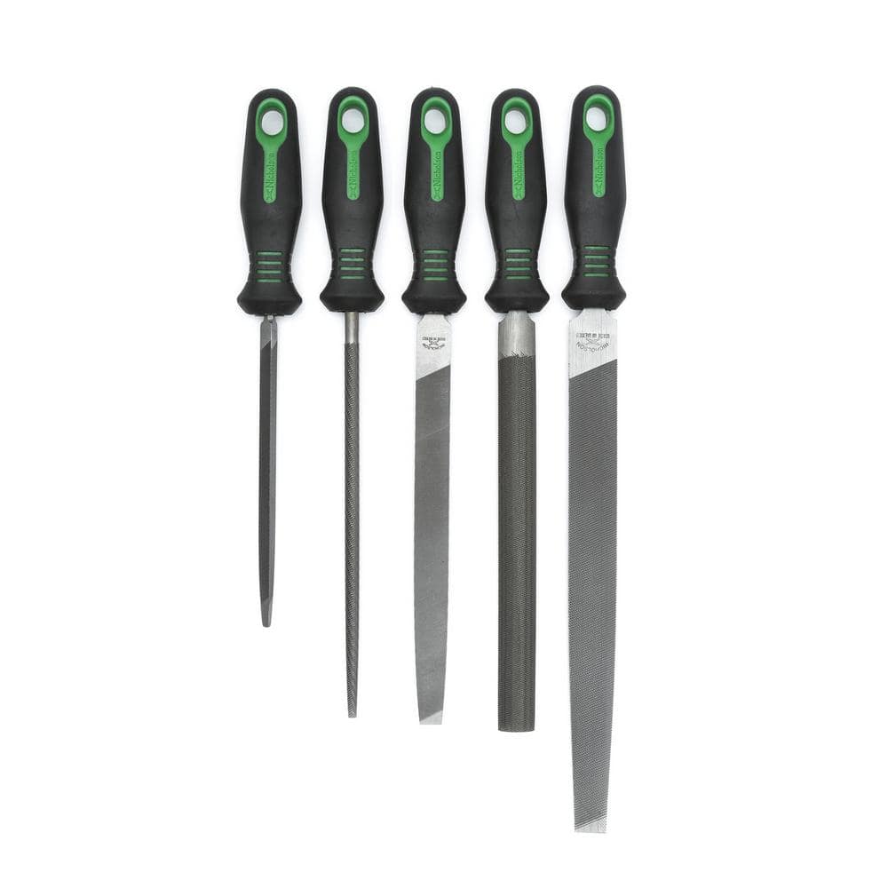 Nicholson 6 in., 8 in. and 10 in. Anniversary File Set with Ergonomic Handles (5-Piece) - Image 1