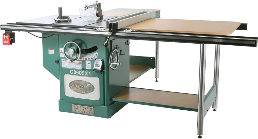 Grizzly Industrial G0605X1-12" 5 HP 220V Extreme Table Saw - Image 1