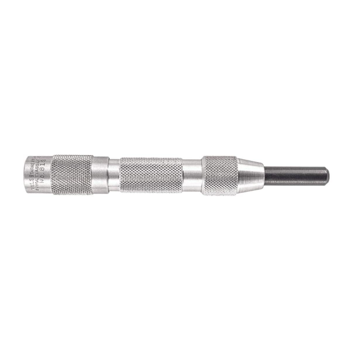 Starrett Hinge Locating Automatic Center Punch with Adjustable Stroke - 125mm Length, 16mm Diameter Tapered - 819 - Image 1