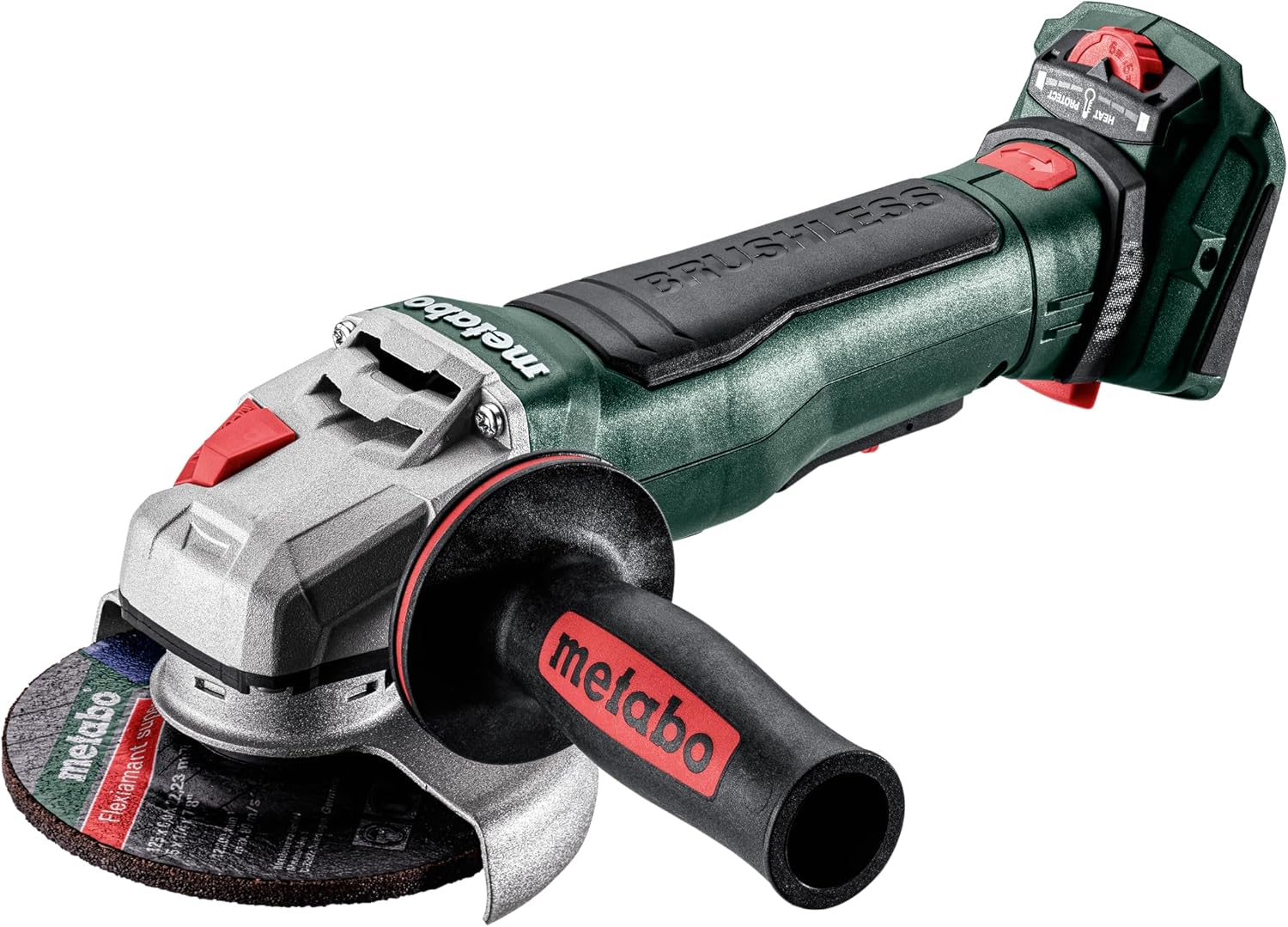 Metabo WVPB 18 LT BL 11-125 Quick4-1/2 / 5 Variable Speed Braking Angle Grinder (Bare Tool) - Image 1