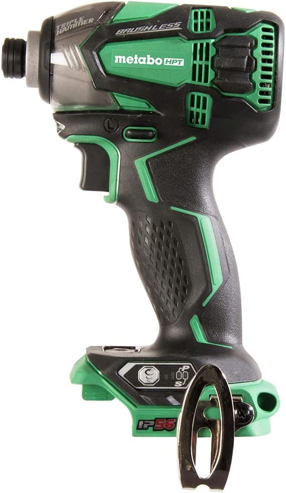 Metabo HPT 18V Cordless Impact Driver, 1/4-in Hex Chuck, Triple Hammer Technology, Powerful 1, 832 In/Lbs Torque, Variable Speed Trigger, IP56 Compliant, LED Light, Tool Only (WH18DBDL2Q4) - Image 1