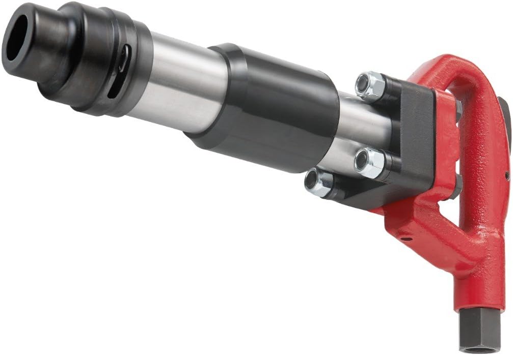 Chicago Pneumatic CP9373-4R - Air Chipping Hammer,0.68 Inch (17.2 mm), Round Shank, Stroke 4.02 in / 102 mm, Bore Diameter 1.14 in / 29 mm, 1700 Blow Per Minute, Welding Equipment Tool, Air Hammer - Image 1
