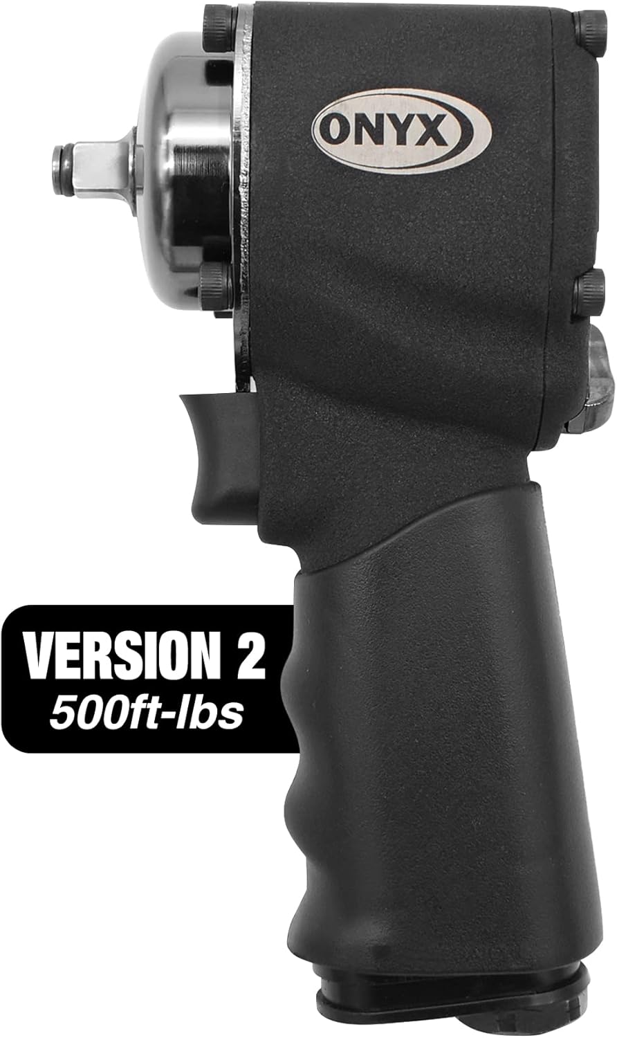 Astro Pneumatic Tool 1828 Onyx 3/8" Nano Impact Wrench v2-500ft/lb - Image 1