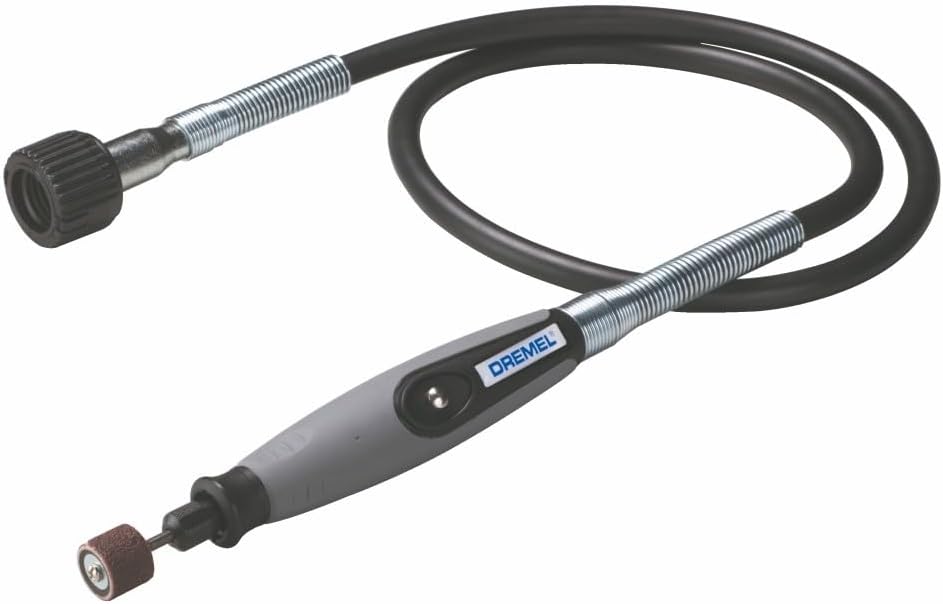 Dremel Flex Shaft Rotary Tool Attachment with Comfort Grip and 36” Long Cable - Engraver, Polisher, and Mini Sander- Ideal for Detail Metal Engraving, Wood Carving, and Jewelry Polishing, 225-02 - Image 1