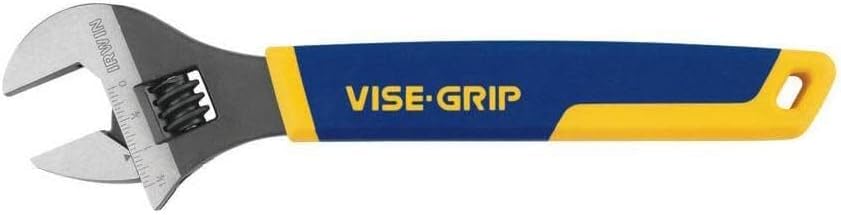 IRWIN VISE-GRIP Adjustable Wrench Set, SAE, 12-Inch (2078612), yellow - Image 1