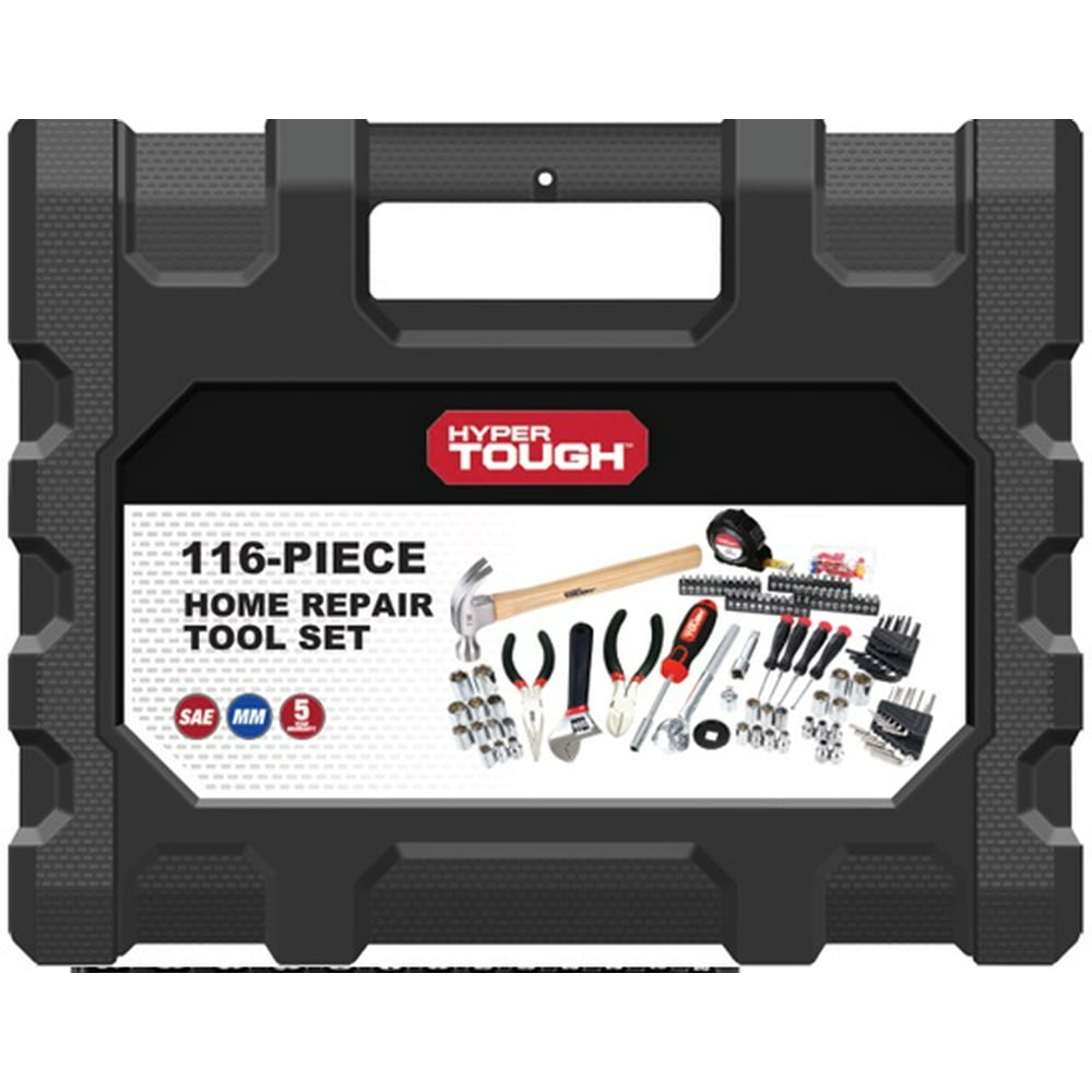 Hyper Tough 116 Piece Home Repair Tool Kit, New Condition - Image 1