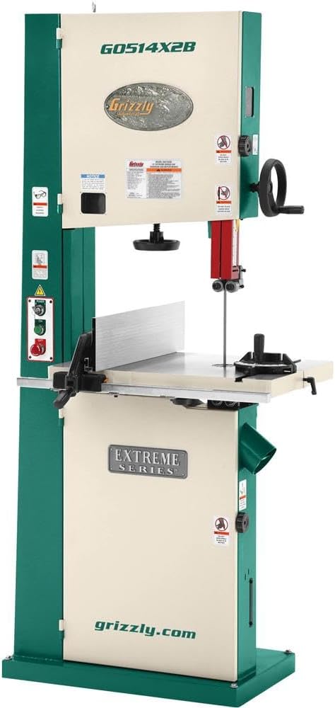 Grizzly Industrial G0514X2B - 19" 3 HP Extreme-Series Bandsaw w/Motor Brake - Image 1