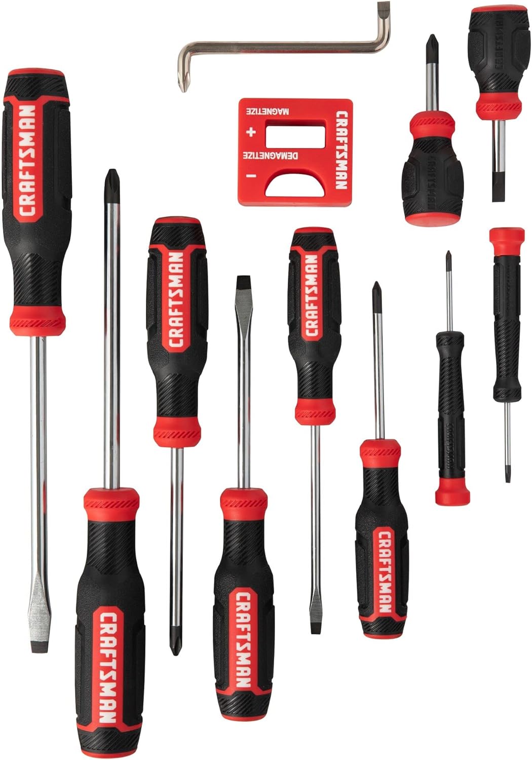 CRAFTSMAN Screwdriver Set, Bi-material, 12 Piece (CMHT65071N) - Image 1
