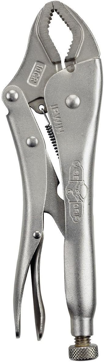 IRWIN Pliers, Curved Jaw, Locking, 10-Inch (4935576) - Image 1