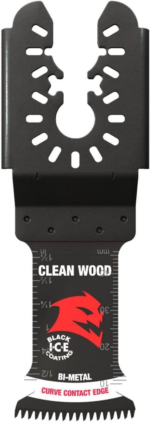 1-1/4" Universal Fit Bi-Metal Oscillating Blade for Clean Wood - Image 1