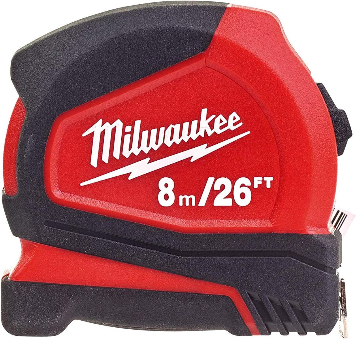 Milwaukee 4932459596 8m/26ft Pro Compact Tape Measure, Red - Image 1