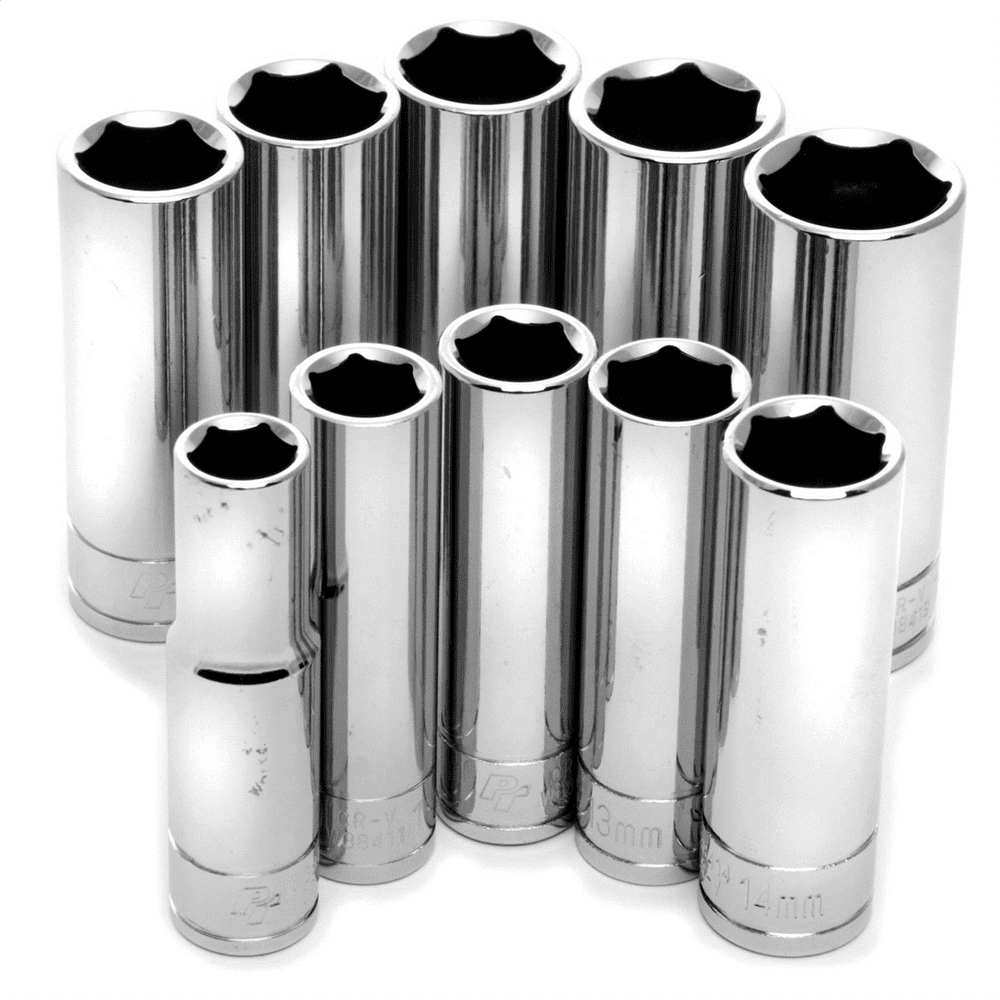 Wilmar Corporation W38402 3/8" Drive Deep Socket Set - Image 1