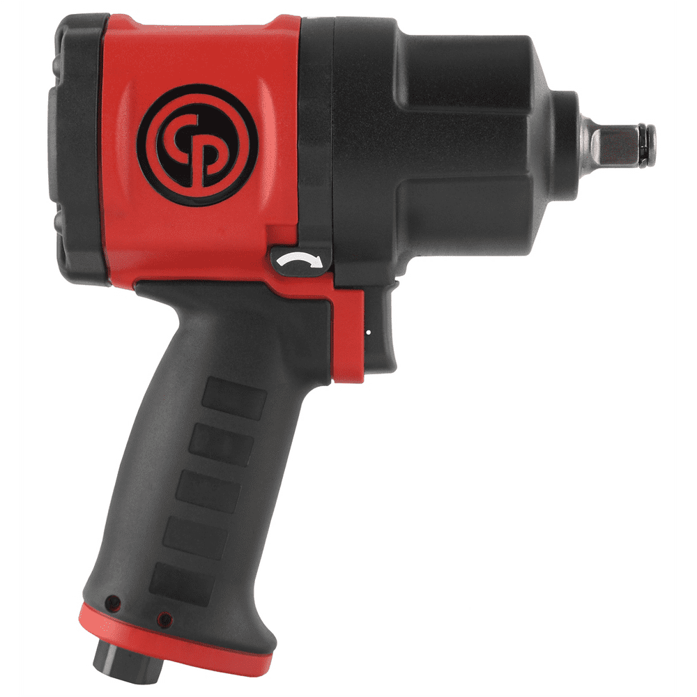 Chicago Pneumatic CP7748 1/2 Inch Air Impact Wrench, Red, Metal - Image 1