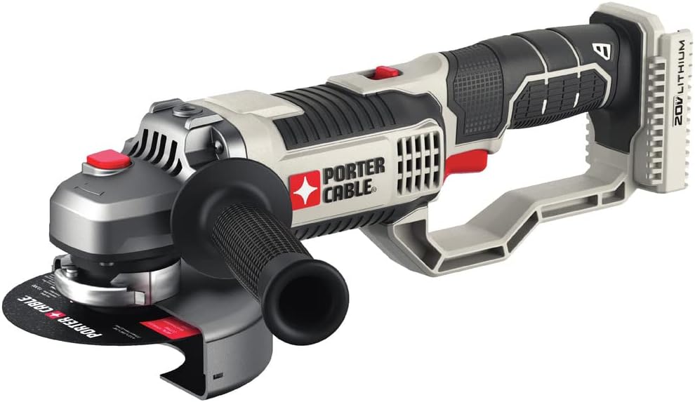 PORTER-CABLE 20V MAX* Angle Grinder Tool, 4-1/2-Inch, Tool Only (PCC761B) - Image 1
