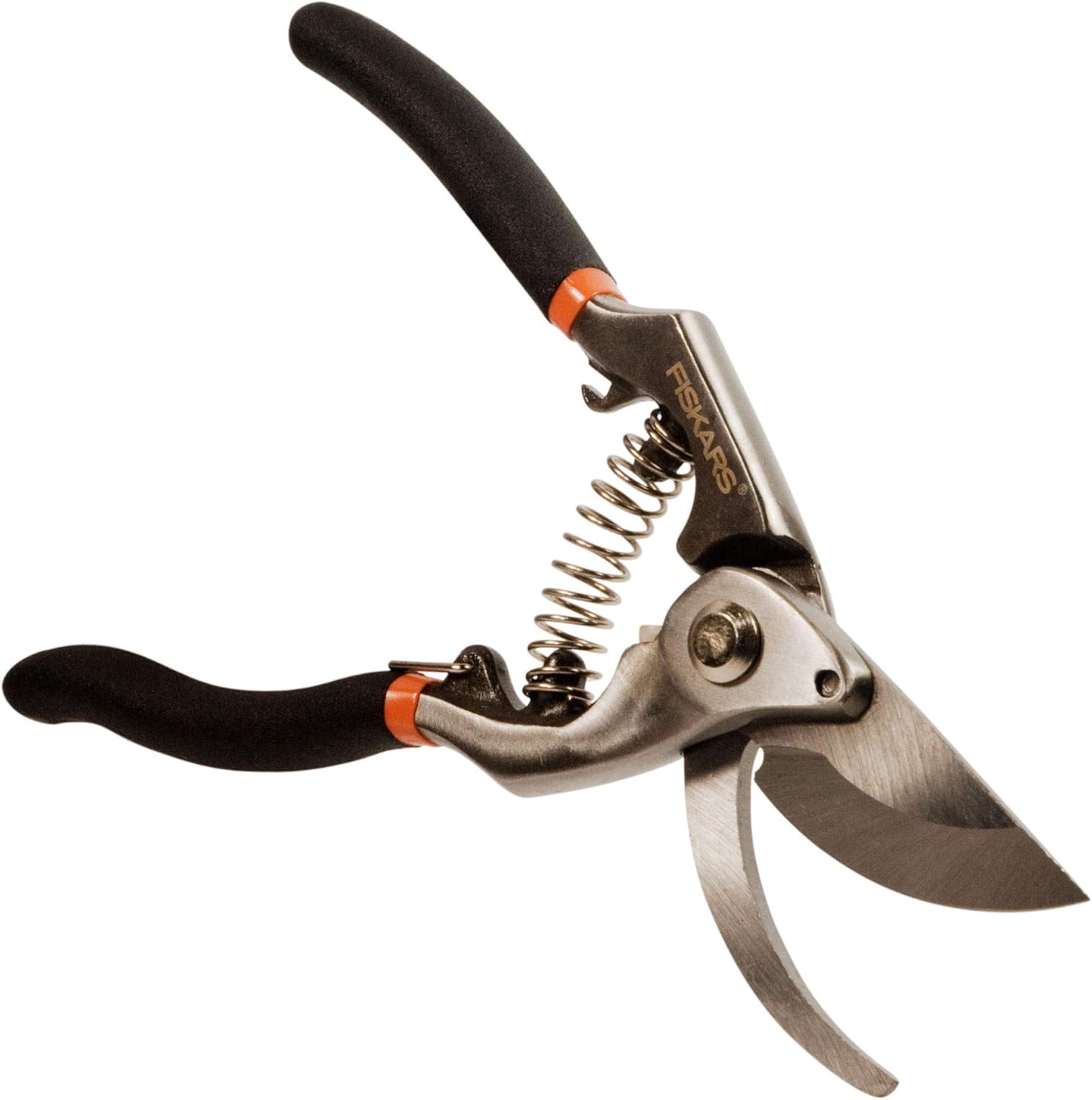 Fiskars Pruner 0.75in Cut Forged Steel Non Slip Grip Bypass - Image 1