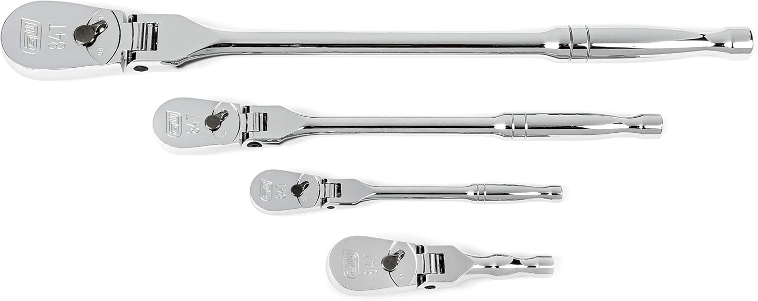 GEARWRENCH 4 Pc. Flex Handle RATCHET SET, 84T - 81230A-07 - Image 1