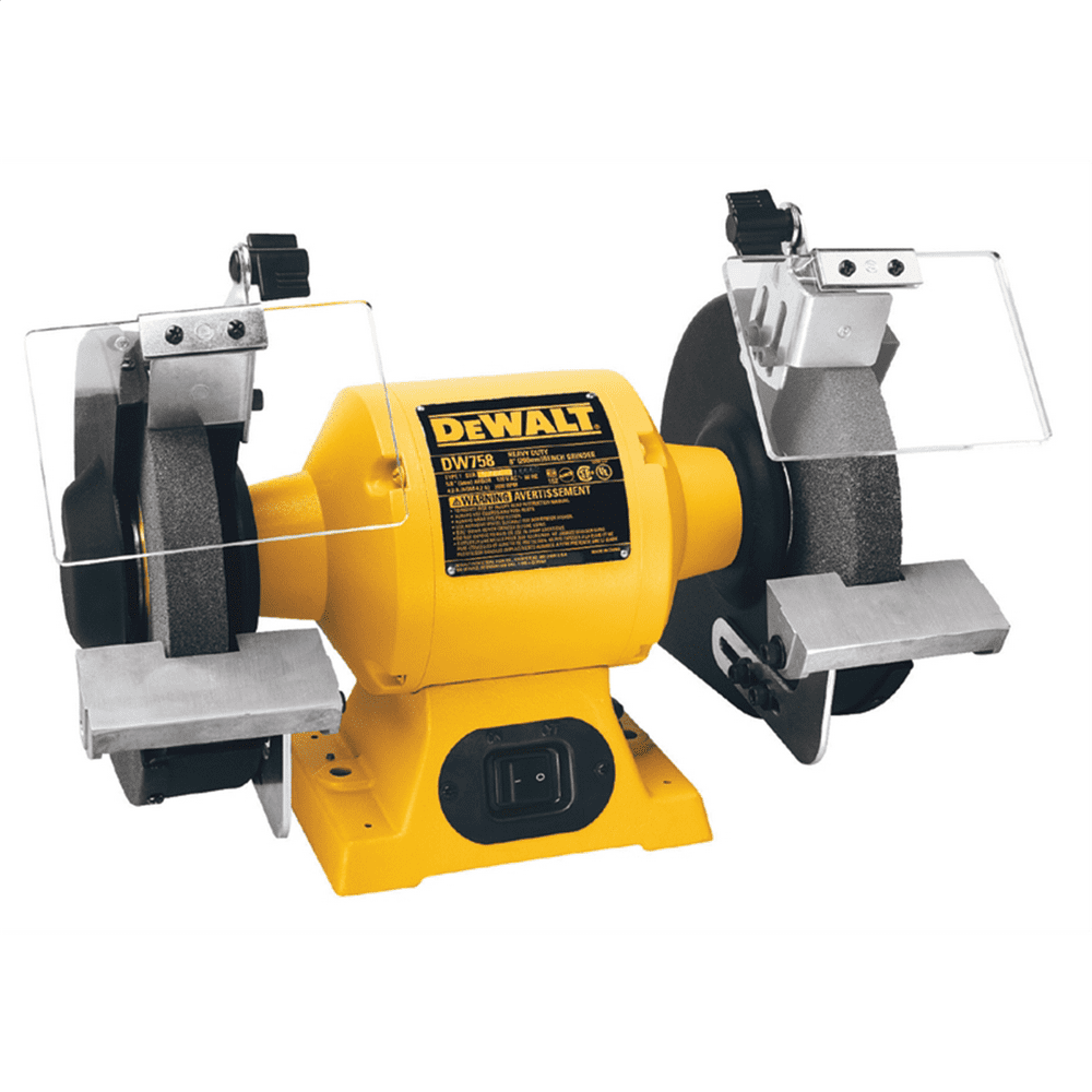 DEWALT 6 Inch Bench Grinder, 3,450 RPM (DW756) - Image 1