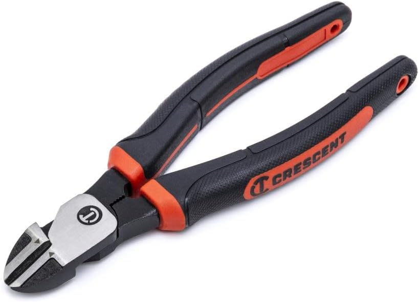 CRESCENT - Z2 Plier,6",Diagonal Cutting,Cush Grip (Z5426CG) - Image 1