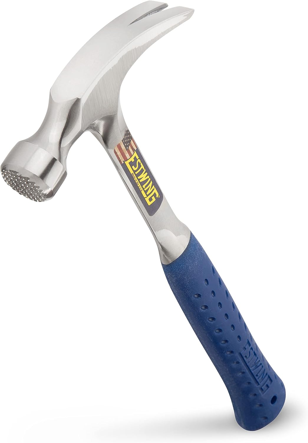 Estwing E3-20SM Milled Face Framing Hammer, 20-Ounce, Vinyl Shock Reduction Grip, 13.5-Inch - Image 1