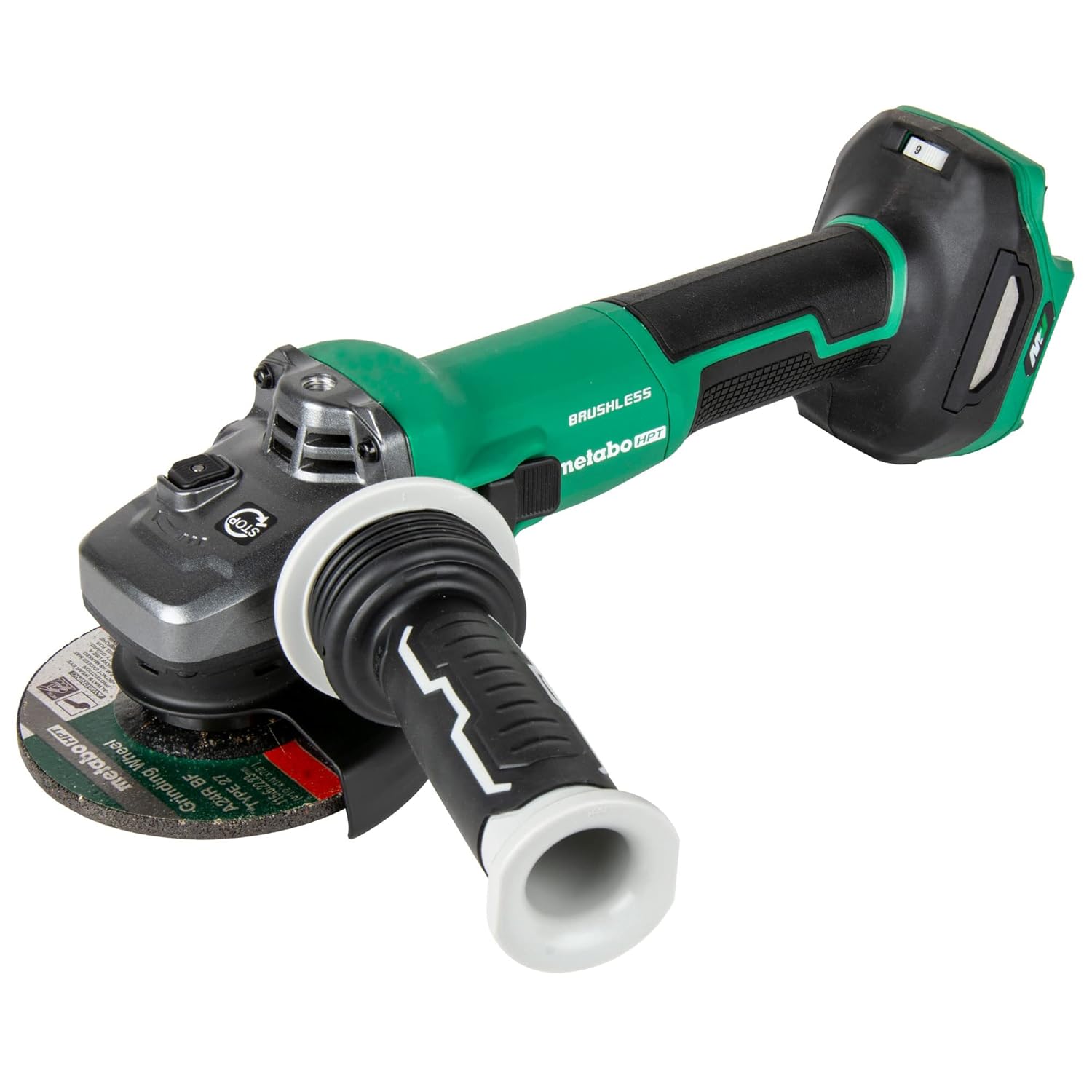 Metabo HPT 36V MultiVolt™ Cordless 5-Inch Angle Grinder, Variable Speed, Slide Switch, Tool Only - No Battery, G3613DVEQ6 - Image 1