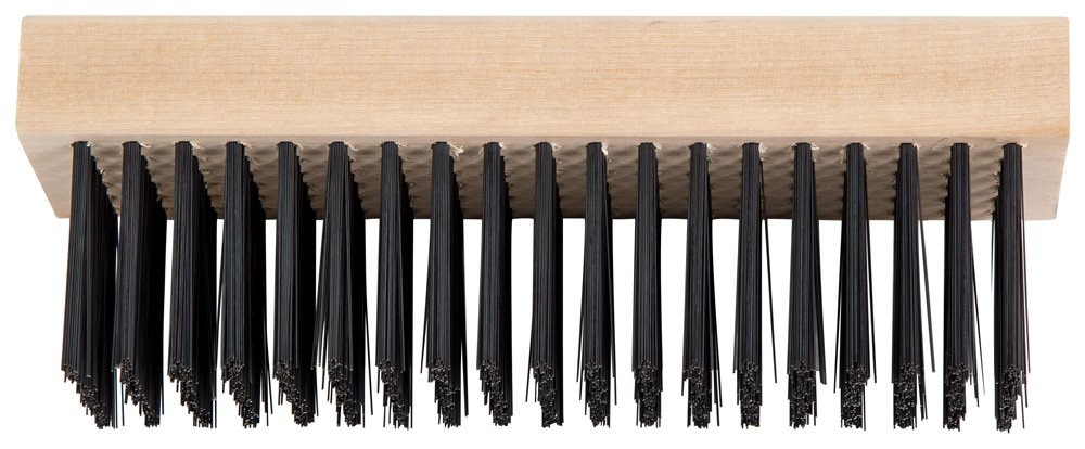 PFERD 85082 Standard Straight Back Block Brush, .012 Carbon Steel, 6 x 19 Wire Rows, 7-1/4" Brush Length, 2-1/4" Block Width (Pack of 12) - Image 1
