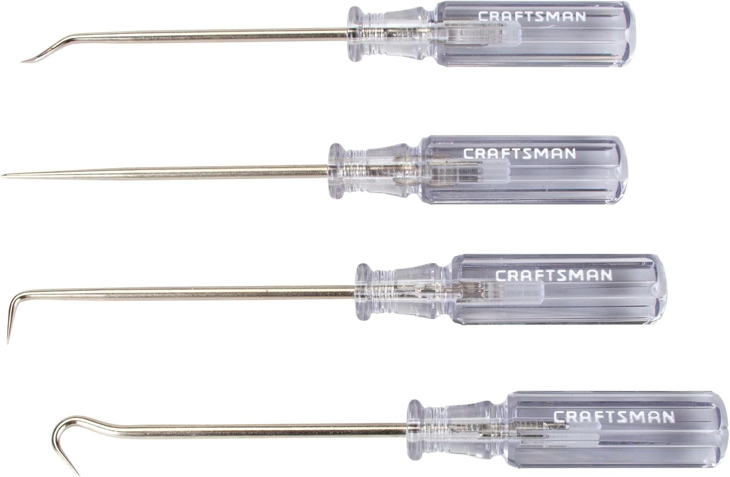 CRAFTSMAN Screwdriver Set, Pick & Hook, Acetate Handle, 4 Piece (CMHT65048) - Image 1