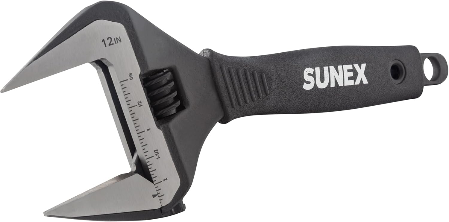 Sunex 9614 Adjustable Wrench, 12" Wide Jaw - Image 1