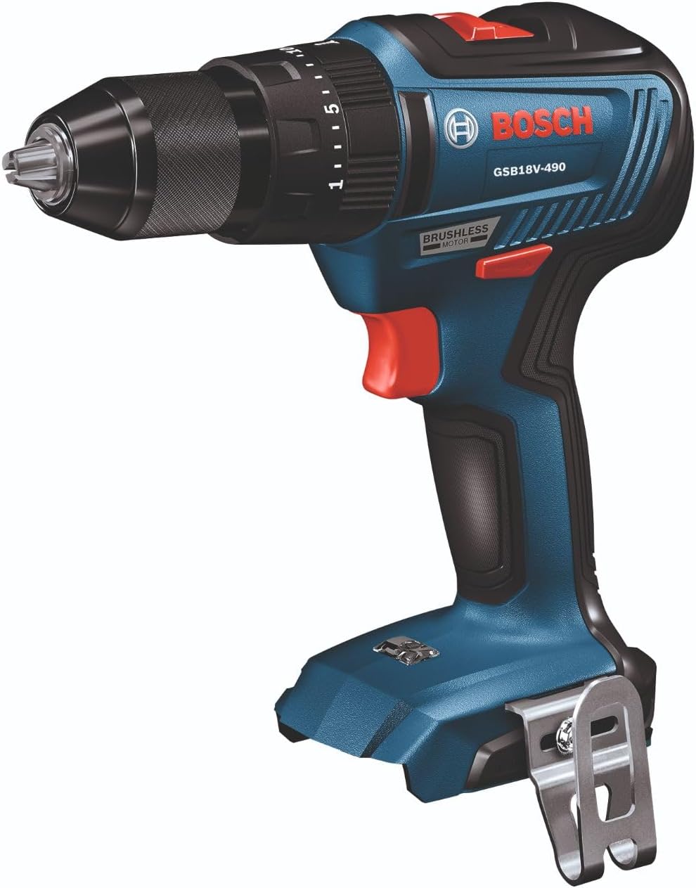 BOSCH GSB18V-490N 18V EC Brushless 1/2 In. Hammer Drill/Driver (Bare Tool) - Image 1
