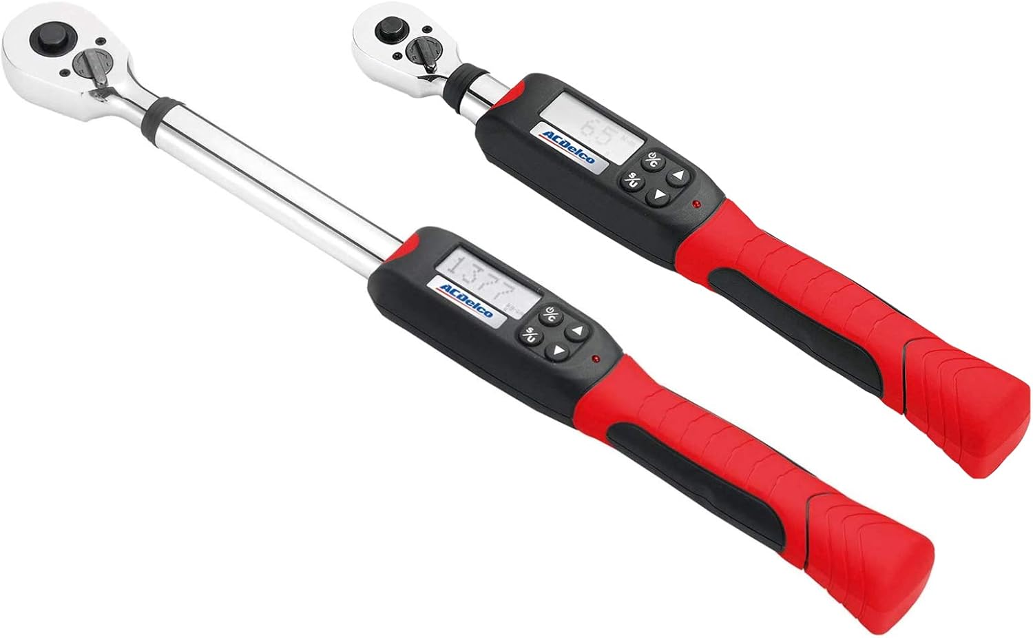 ACDelco ARM601-34 3/8” & ½” Heavy Duty Digital Torque Wrench Combo Kit with Buzzer and LED Flash Notification – ISO 6789 Standards with Certificate of Calibration - Image 1