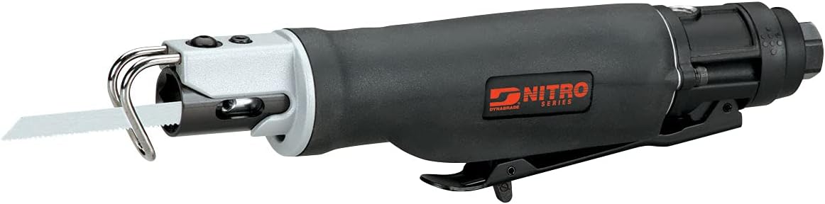 Dynabrade (RS1) Straight Line Reciprocating Saw | 3/8"" Stroke Length, 9000 SPM Pneumatic Motor | Cuts Plastics, Fiberglass, Composites, Aluminum, Sheet Metal - Image 1