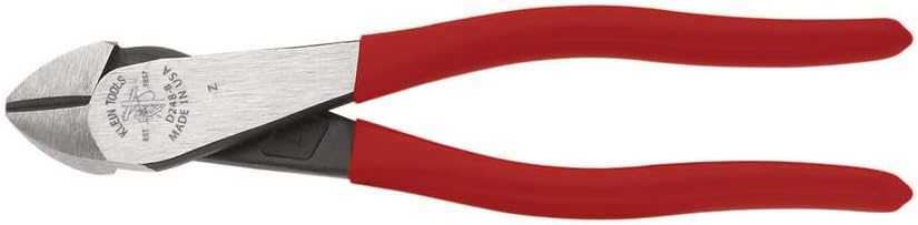 Klein Tools D248-8 Pliers, Diagol Cutting Multi-Purpose Pliers with Angled Head, High-Leverage Design, and Short Jaw, 8-Inch - Image 1
