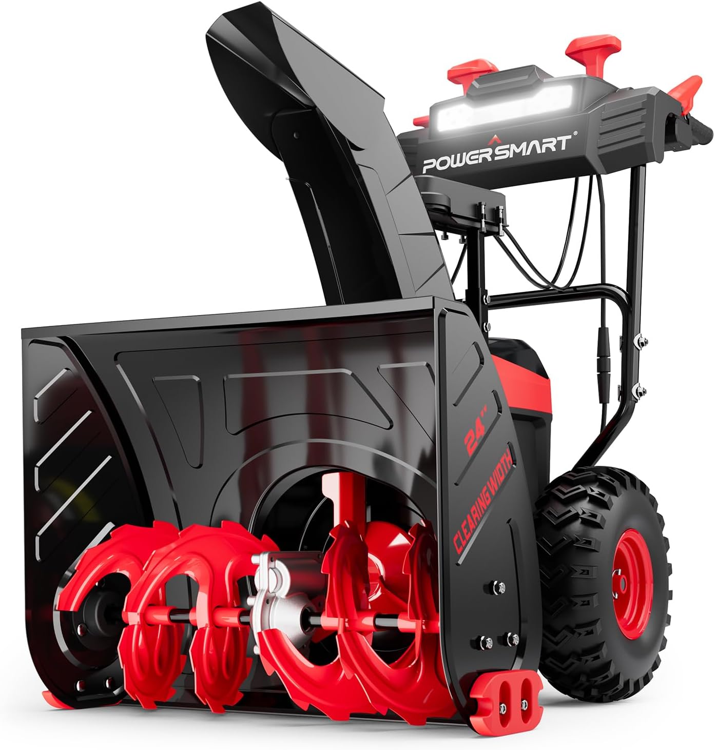 PowerSmart 24in. 80V Self-Propelled 2-Stage Cordless Snow Blower, Bare Tool (HB2805) - Image 1